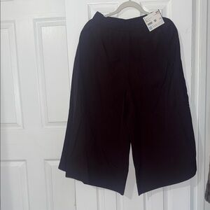 Uniqlo Dark Brown Nylon Culottes